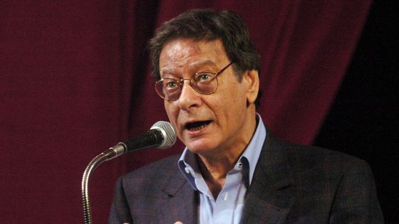 Mahmoud Darwich à Tunis en 2007 ©AFP - FETHI BELAID