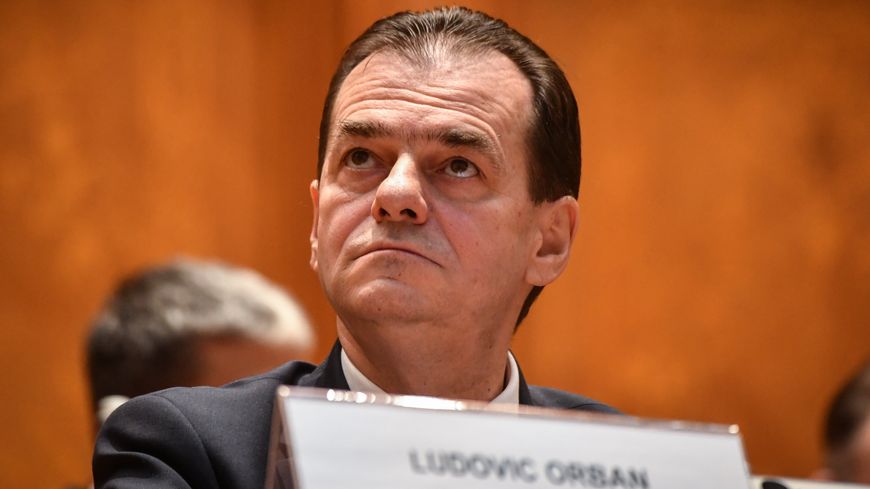Ludovic Orban au Parlement roumain le 5 février 2020