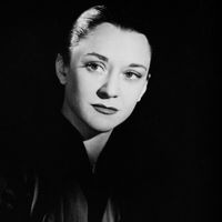 La comédienne Maria Casarès dans les années 50.