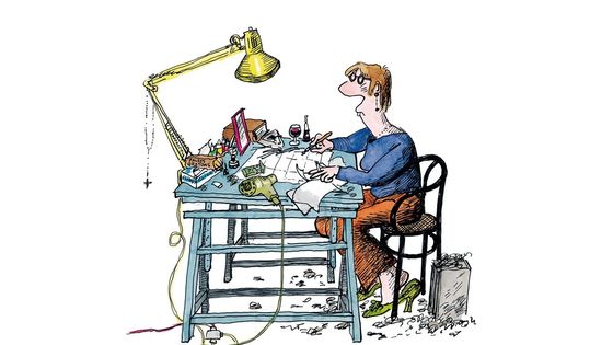 Autoportrait de Claire Bretécher, à retrouver dans l'album Inédits, édité chez Dargaud en 2007 - Dargaud / Claire Bretécher
