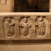 Sarcophage de Jean Cassien (Marseille, Abbaye de Saint Victor)