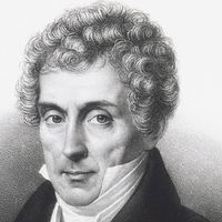 Portrait du compositeur Luigi Cherubini (détail)