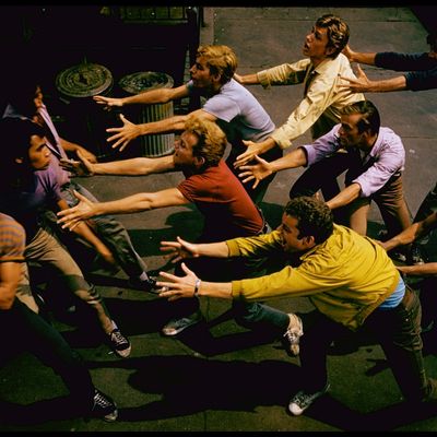 Scène d'affrontement dans "West Side Story"