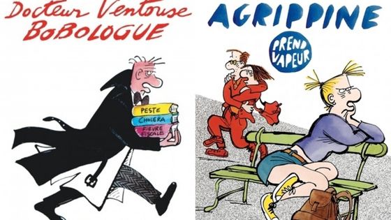 "Docteur Venteuse : bobologue" et "Agrippine Prend vapeur", de Claire Bretécher