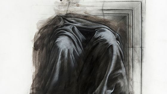 Porte de Démeter, 1992 - Ernest Pignon-Ernest © ADAGP, paris 2019 - Courtoisie Galerie Lelong & Co
