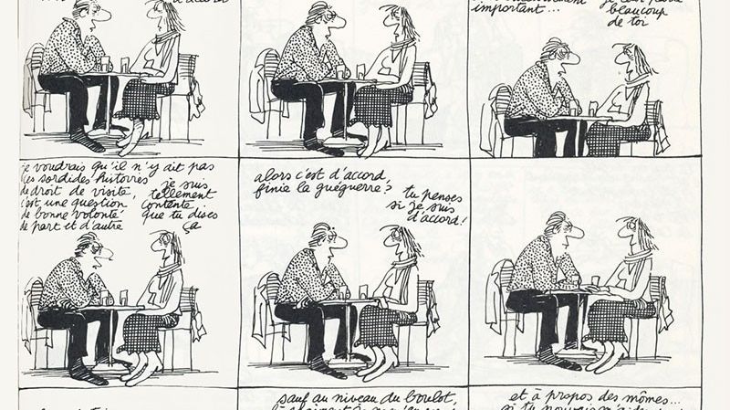 La bande dessinée "Les Frustrés".
