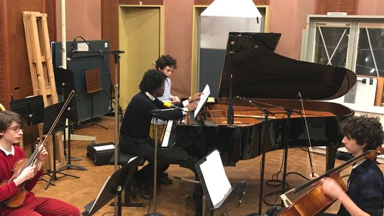 Pol Edern, piano - Benjamin, violon - Leandro, violoncelle avec Christophe Chassol - Melissa Lesnie, France Musique