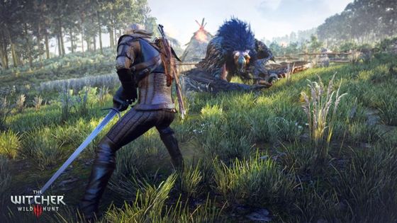 Capture d'écran du jeu The Witcher 3 Wild Hunt, jeu "Open world"