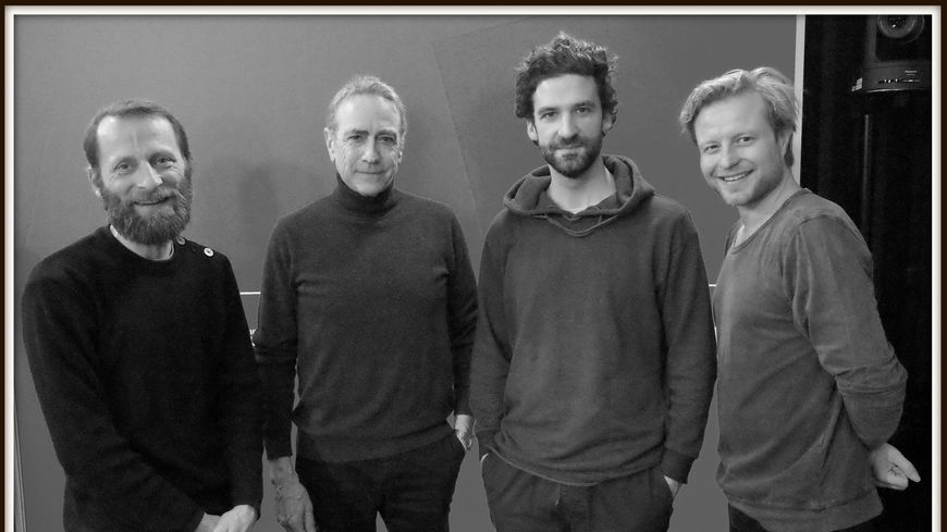 Sebastien Merlet, Alain Chamfort, Sébastien Pouderoux et Stéphane Varupenne