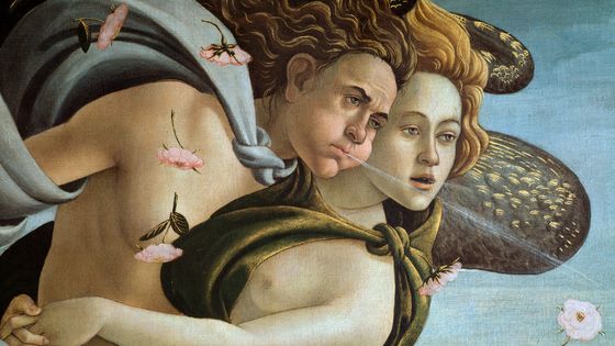 Détail de La Naissance de Vénus (1484-1485) de Sandro Boticelli (1445-1510) - Leemage/Corbis via Getty Images