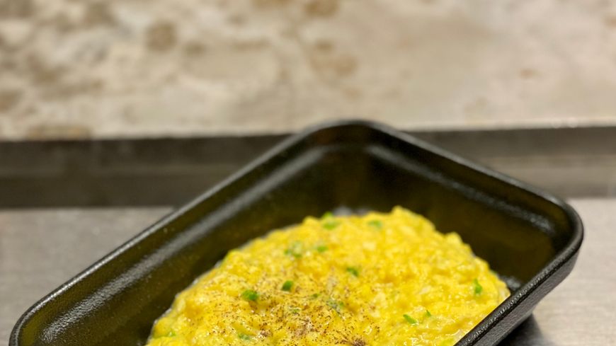 Oeufs brouillés à l aillet