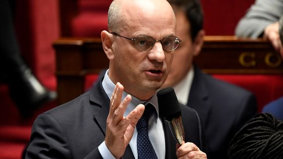 Jean-Michel Blanquer, Ministre de l'Éducation nationale et de la Jeunesse, à l'Assemblée Nationale le 21 janvier 2020 ©AFP - Bertrand GUAY