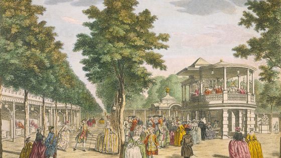 Vauxhall Gardens (Londres) à la fin du 18e siècle - Museum of London/Heritage Images/Getty Images