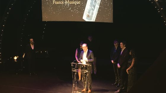 Christian Merlin et sa réalisatrice Béatrice Trichet, lauréats programme radio