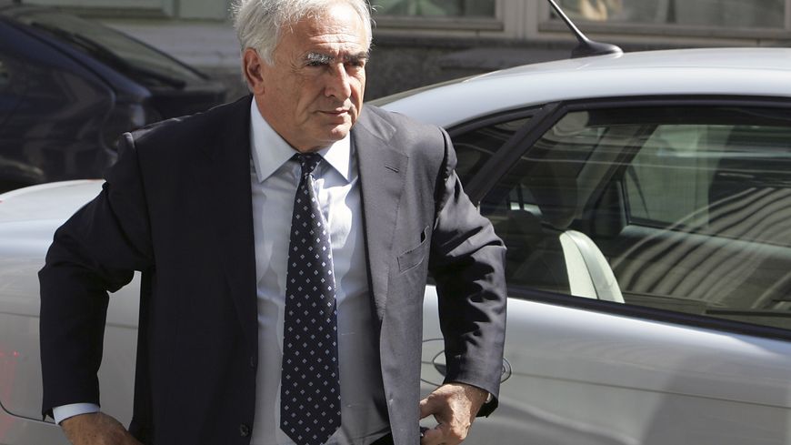 Dominique Strauss-Kahn en visite à Moscou, le 9 août 2007.