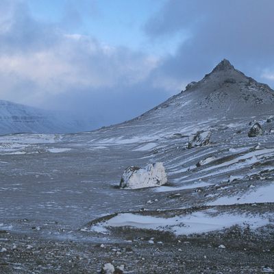 Paysage d'hiver, péninsule de Snaefellsnes, en Islande