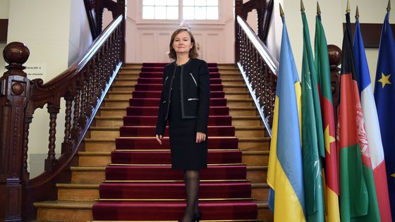 Nathalie Loiseau, directrice de l'ENA jusqu'en juin 2017 ©AFP - Stéphane De Sakutin