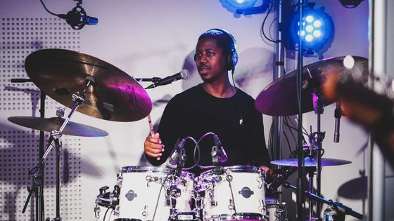 Moses Boyd en session au Club Jazzafip | Melike Balci / RF ©Radio France