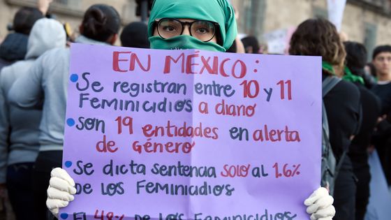 Manifestation contre les fémincides à Mexico ©AFP - ALFREDO ESTRELLA
