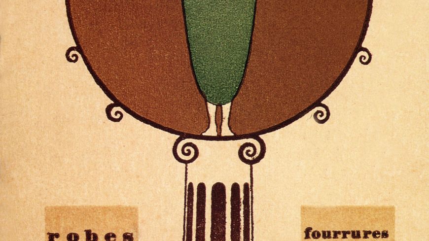 Logotype de la maison Vionnet dessiné par Ernesto Thayaht, 1919