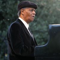 McCoy Tyner, ici en 2009, sur la scène du Nice's Jazz Festival.