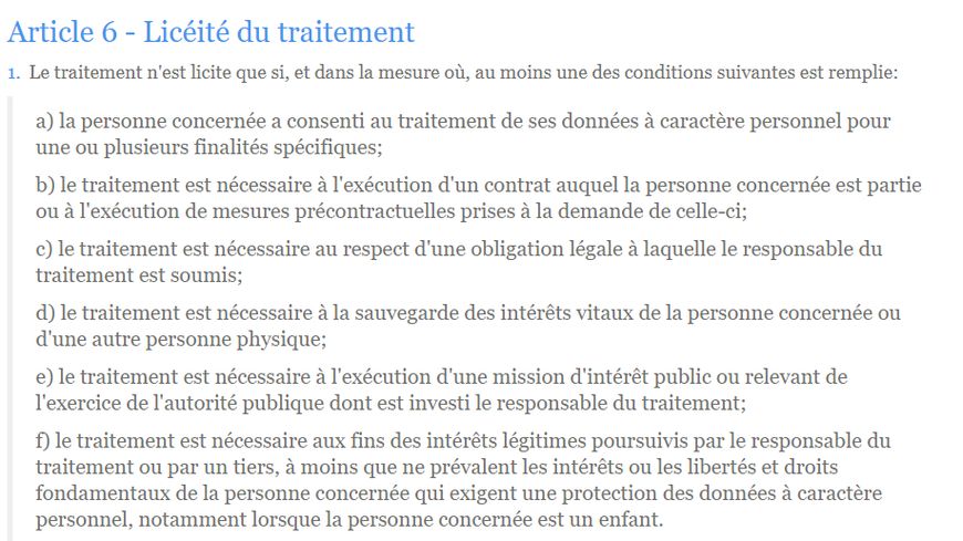 Cet article s'applique à toutes les données, et pas seulement les données bancaires