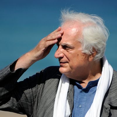 Portrait de Bertrand Tavernier au San Sebastian Film Festival, en 2013