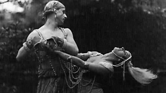 Michel Fokine et Vera Fokina dans le ballet Schéhérazade (1914)