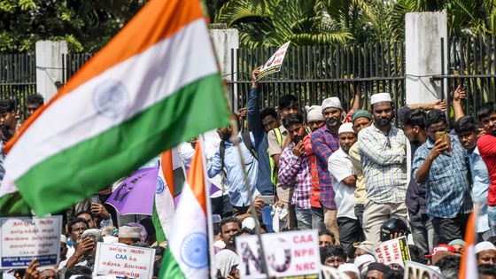 Manifestations contre la loi sur la citoyenneté en Inde ©AFP - ARUN SANKAR