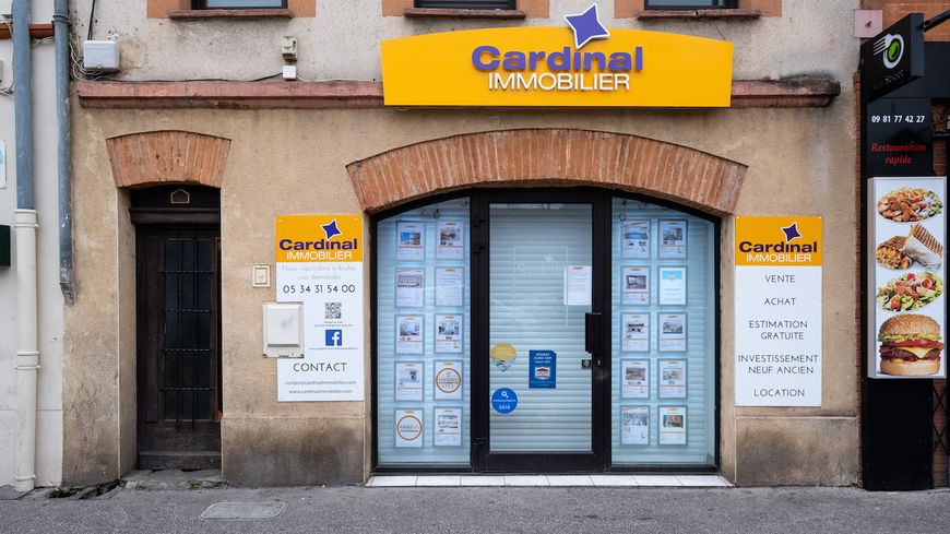 Une agence immobilière a tiré le rideau dans les rues de Toulouse