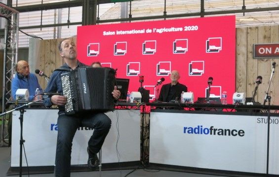 57e Salon de l'Agriculture : David Venitucci, accordéon