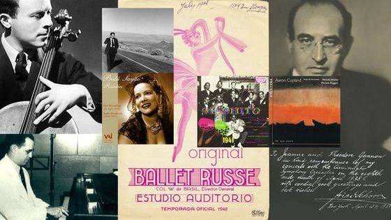 Emmanuel Feuermann / Osvaldo Farres, compositeur de boléros cubains / Aaron Copland à Mexico / CD Bidu Sayao / LP Machito / CD Copland par Marcella Roggeri