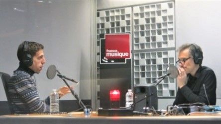 France Musique, studio 361... Tom Volf & Philippe Ventutini (g. à d.) ©Radio France - Annick Haumier / RF