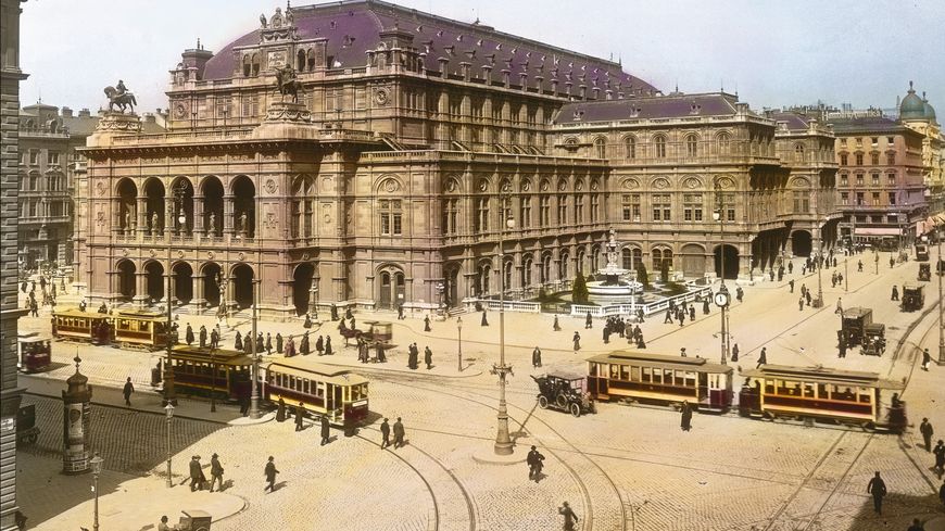 Le Staatsoper de Vienne autour de 1910