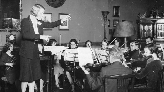 Jane Evrard, la première Femme Chef d'Orchestre en France. Paris, vers 1930 ©Getty - Imagno / Hulton Archive