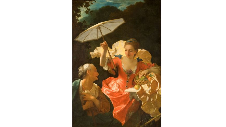 Jean Ranc, Vertumne et Pomone vers 1710-1722. Huile sur toile, Montpellier, Musée Fabre