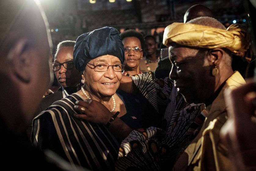 Ellen Johnson Sirleaf a reçu le Prix Mo Ibrahim à Kigali en avril 2018