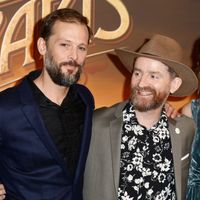 Nicolas Duvauchelle, Mathias Malzieu et Marilyn Lima assiste à la première "Une Sirène A Paris" au Cinéma Max Linder le 2 mars 2020 à Paris
