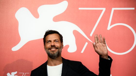 L'acteur et humoriste Laurent Lafitte le 31 août 2018 lors du 75e Festival du Film de Venise. ©AFP - MONTEFORTE