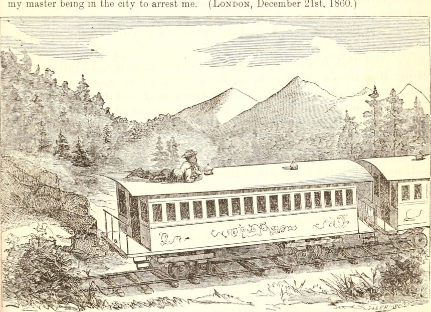 Gravure extraite de The underground railroad records (1872), recueil de récits d'évasion de 649 esclaves vers le Nord, compilés par William Still, abolitionniste et conducteur sur le réseau Underground railroad