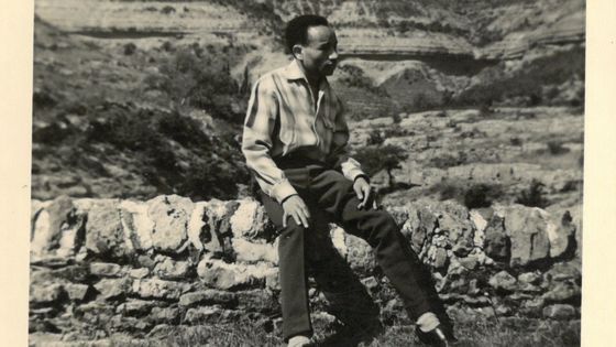 Pierre Rabhi au début des années 60, en Ardèche - Archives personnelles de Pierre Rabhi
