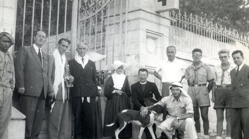 Mission à Bethléem pour les réfugiés palestiniens, août 1949