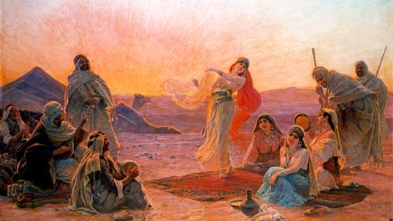 De la danse au coucher du soleil - Otto Pilny (1866-1936) - Getty