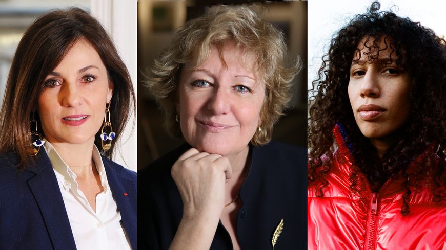 Delphine Remy-Boutang( à gauche), Michèle Idels (au centre), Elvire Duvelle-Charles (à droite)