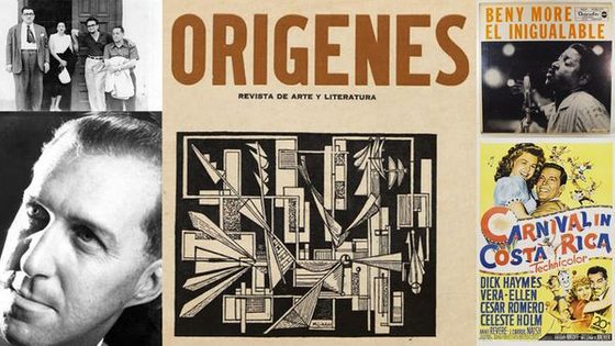 Julian Orbon, Lezama Lima, A. Carpentier en 1935 / Carlos Borbolla / Revue Origines