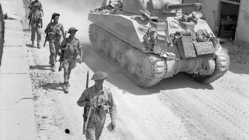 L'armée britannique en Toscane, août 1944