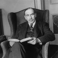 L'économiste anglais John Maynard Keynes (1883-1946)