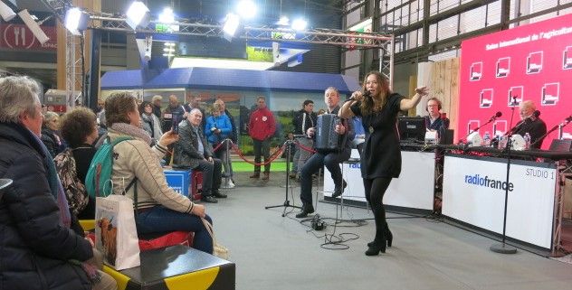 57e Salon de l'Agriculture : Duo Annick Cisaruk & David Venitucci. Benoît Duteurtre, Jean-François Kahn.