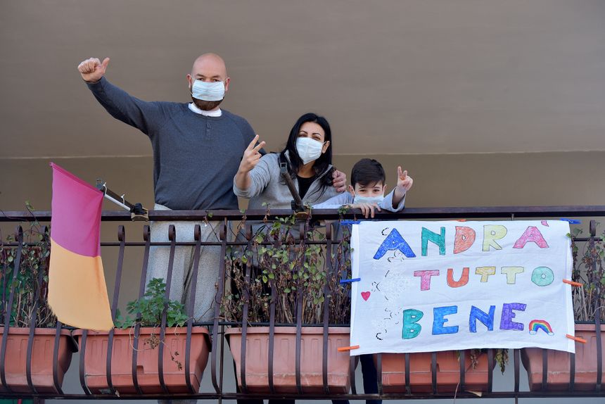 Pour cette famille italienne "tout ira bien"