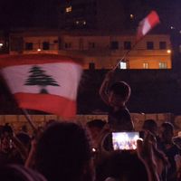 Manifestation centre-ville Beyrouth, Liban